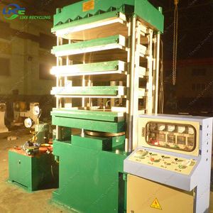 เครื่องทำกระเบื้องปูพื้นด้วยยางขนาด50ตัน550*550เครื่องจักรอัดอิฐยางไฮดรอลิก - Product Image 4