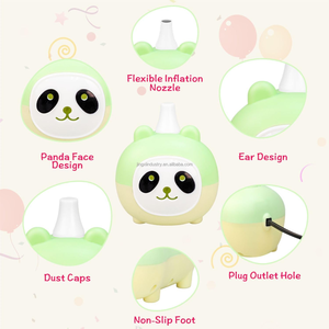 Cute Panda <b>Balloon</b> Inflator Electric - Air Pump for <b>Balloon</b> Garland, Arch, Birthday Decorations, Portable Blower Machine - Product Image 4