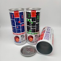 Boîte en aluminium à Soda avec imprimé personnalisé, vide, 250ml 330ml 500ml