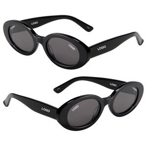 2025 nouvelle mode lunettes rétro ovale cadre parasols mode couleur bonbon lunettes personnalisé acétate lunettes de soleil - Product Image 6