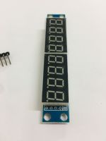 MAX7219 modul kontrol tampilan tabung Digital, layar LED tiga IO merah 8 Digit