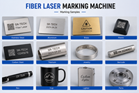 Máquina de Marcado Láser de Fibra Portátil Mini de Alta Potencia para Etiquetas de Oreja de Oveja, Máquina de Marcado Láser de Fibra con Código QR