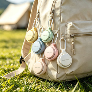 Custom Mini Aluminum Jar with Silicone Sleeve &amp; Keychain | Refillable <strong>Travel</strong> <strong>Container</strong> for Lip Balm &amp; Solid Perfume | Wholesale - Product Image 1