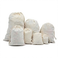 Pochette en coton biologique avec cordon de serrage, logo personnalisé, sac d'emballage pour bijoux et cadeaux, sacs écologiques pour cadeaux de fête