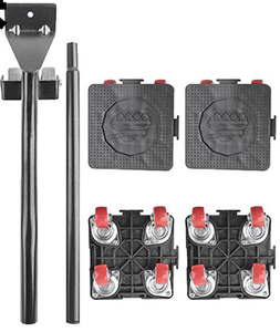 Chariot de déménagement de meubles à usage intensif TIANMA Chariot mobile à plate-forme en plastique avec roues pour l'achat et le stockage d'outils - Product Image 1