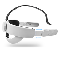 Sangle de protection VR réglable améliorée K3 pour Quest 2 avec installation facile, en ABS+PC, poids réduit