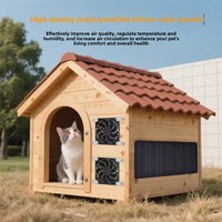 Ventilateur de ventilation pour maison d'animaux 12V 15W à énergie solaire, panneau photovoltaïque monocristallin en silicium, haute performance et écoénergétique