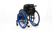 Silla de ruedas manual plegable de aleación de aluminio de 24 pulgadas, silla de ruedas deportiva superligera para adultos para equipos de rehabilitación
