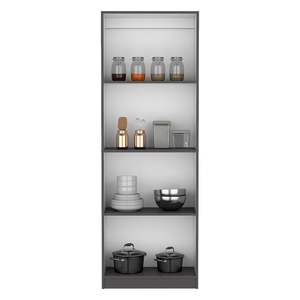 Benzoni Office DB Bookcase in Matt Gray/<b>White</b> Modern Office Bookcases & <b>Bookshelves</b> - Product Image 4