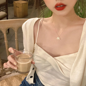 Cosmic Planet Necklace For Women Zinc Alloy Constellation Design Collarbone Chain Gift Sweater Chain - Product Image 3