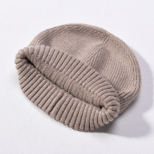 <span class=keywords><strong>Bonnet</strong></span> d'hiver en cachemire épais et doux Jxwatcher, tricoté, chaud, double couche, sans revers, style décontracté, personnalisé, uni, ample, pour femmes - Product Image 4