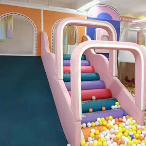 Attrezzatura Commerciale per Parco Giochi Morbido al Coperto, Casetta per Giochi di Ruolo, Scivoli per Bambini, Parco Giochi in Plastica per Interni con Piscina di Palline - Product Image 4