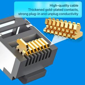 10M Waterproof Gray <b>Ethernet</b> <b>Cable</b> 24AWG 26AWG <b>Adapter</b> Compliant STARGEAR STANDARDS High Speed Communication Wire Replacement - Product Image 1