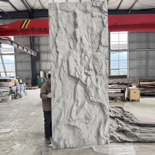Wholesale 3D Artificial Rock Panel Polyurethane Faux Stone Wall Cladding Fireproof Lightweight Cultured Brick Interior Siding