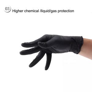 Одноразовые перчатки Dispos Microflex для салона красоты волос тату-гексамина одноразовые парикмахерские перчатки без латекса Одноразовые Нитриловые Перчатки без пудры - Product Image 3