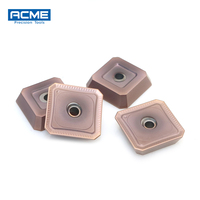 Plaquettes de fraisage carrées ACME SEKR pour CNC, modèles SEKR1203/1504 AFTN, pour chanfreinage et épaississement, en carbure indexable, OEM