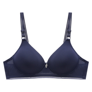 All'ingrosso <span class=keywords><strong>reggiseno</strong></span> donna a buon mercato tinta unita sottile traspirante biancheria intima estiva <span class=keywords><strong>senza</strong></span> anello in acciaio comodo <span class=keywords><strong>reggiseno</strong></span> quotidiano - Product Image 5