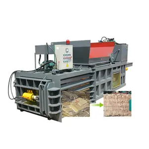 Hydraulic carton compress baler machine/cardboard baling press machine /waste paper old clothes press machine