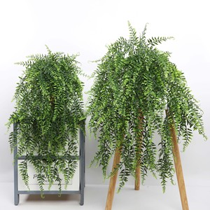 Hanyun Artificial Persian <b>Leaf</b> Vines <b>Wall</b> Mount Greenery For Home Wedding <b>Decorations</b> Plastic Indoor Outdoor Use - Product Image 1
