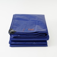 Bâche imperméable vert herbe et bleu foncé en PE pour jardin, extérieur, camion, bateau, niche pour chien, voiture