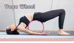 Rouleau de Massage du dos à roulettes, pour étirer le dos, soulagement de la douleur, roue de Yoga Abs, prix d'usine