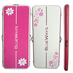 Tapis de gymnastique <span class=keywords><strong>gonflable</strong></span> en PVC imperméable avec pompe électrique pour la <span class=keywords><strong>gym</strong></span> et la remise en forme à domicile - Product Image 1