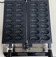 Tianze usine Offre Spéciale électrique Mini poisson gaufre cône fabricant gaufre gâteau boulanger 14 pièces japonais poisson en forme de petite Machine Taiyaki