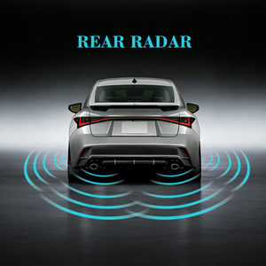 Capteur de stationnement de voiture avec écran LCD numérique, vision nocturne, alarme vocale et 4 sondes étanches pour l'aide au recul des débutants - Product Image 3