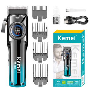 Cortadora de Pelo Eléctrica KEMEI Km-2279, Carga Rápida, Batería de Litio de Gran Capacidad, Máquina Profesional <span class=keywords><strong>para</strong></span> Cortar el Cabello en Barberías - Product Image 6