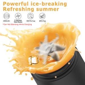 Retail Portable Blender 600ml Large Capacity USB Rechargeable Juicer Mini Small Cordless Blender Cup for <b>Kitchen</b> Travel Gym - Product Image 6