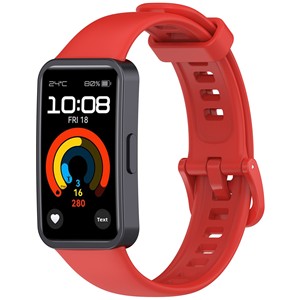 Cinturino in Silicone con Connettore Metallico per <span class=keywords><strong>Huawei</strong></span> Band 10 / Band <span class=keywords><strong>9</strong></span> / Band 8, Accessorio Sostitutivo per Braccialetto Sportivo - Product Image 3