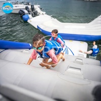 Toboggans et piscine gonflables de parc aquatique portable en PVC pour enfants et adultes à vendre toboggan de parc aquatique flottant pour lac piscine mer