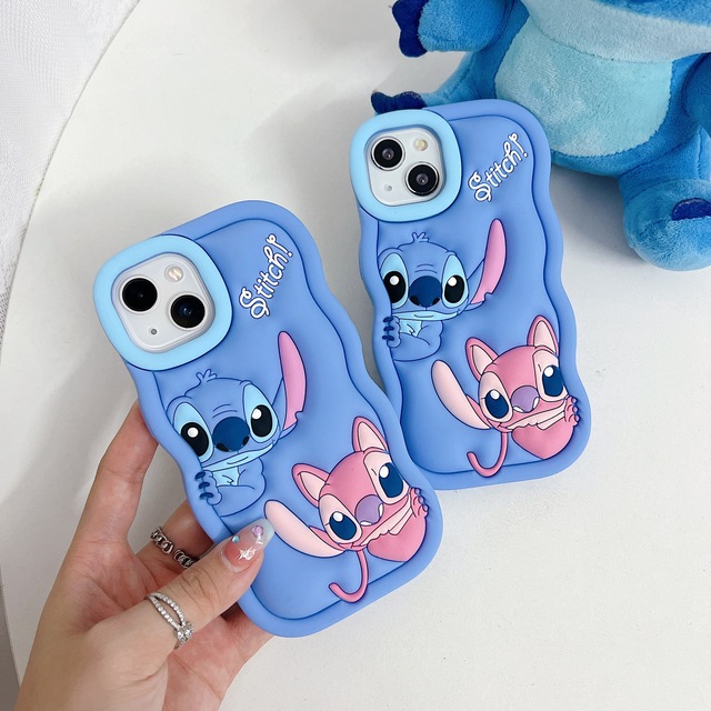 Cute Movie Star 3D Cartoon Doll Soft Silicone Phone Cases for iPhone 13 12 11 Pro Max Couple Anti-drop Case Gift