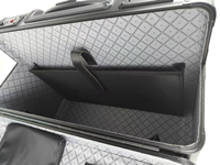 Valise à roulettes, valise à roulettes avec serrure, 4 roues remplaçables, valise pour pilote, avocat, litigator