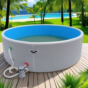 <span class=keywords><strong>Piscine</strong></span> gonflable ronde en PVC pour toute la famille, spa pour enfants, <span class=keywords><strong>piscine</strong></span> pour bébés, pour la baignade des enfants, avec <span class=keywords><strong>fond</strong></span> souple et valve de vidange - Product Image 4