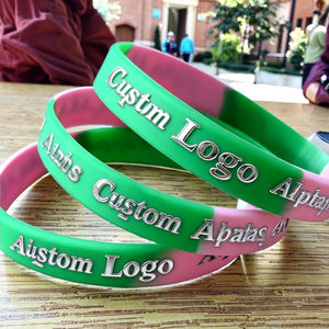 กำไลข้อมือซิลิโคนกันน้ำออกแบบได้ตามต้องการของขวัญของที่ระลึกกีฬาสายรัดข้อมือยางโปรโมชั่นกำไลข้อมือส่วนตัว - Product Image 2