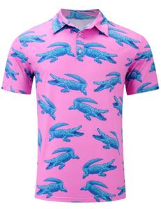 2025 Vente en gros Personnalisé Impression par sublimation Tricoté pour chemise avec poche Performance premium Séchage rapide Extérieur Golf pour chemises Hommes - Product Image 6