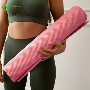 Zhensheng Absorbent Sweat Non-slip PVC Fitness Yoga Mat Logo Custom Print Exercise Mat