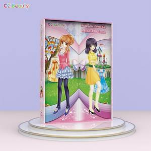Cc Beauty Magnetic Dress Up Toy For Girls 4-6 Years Old Educational Pretend Play Princess Game With Stickers - Product Image 1