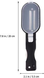 Fish Skin Scaler with Clear Cover Stainless Steel Fish Scale Remover Plastic Fish Scale Scraper Kitchen Gadgets Clean <b>Tools</b> - Product Image 5