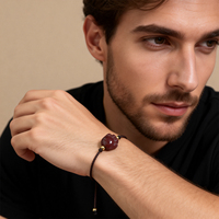 Bracelet artisanal de style vintage réglable avec des pattes de chien pour homme et femme, cadeau avec cartes
