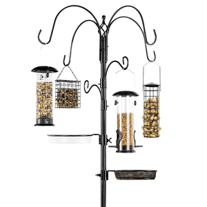 Mangeoire à oiseaux en métal de qualité supérieure pour décoration de jardin la plus populaire <span class=keywords><strong>Station</strong></span> d'alimentation pour oiseaux sauvages en métal attirant l'extérieur - Product Image 2