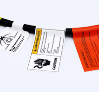 Étiquettes personnalisées pour câbles électriques pliables - Rouleaux d'autocollants en vinyle imperméables pour fils électriques, faisceaux de câbles et électronique
