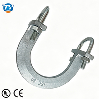 Attache de renforcement anti-ondulation en fonte ductile QT450 UTT18 homologuée UL pour assemblage de barre anti-ondulation antisismique de conduite d'eau incendie