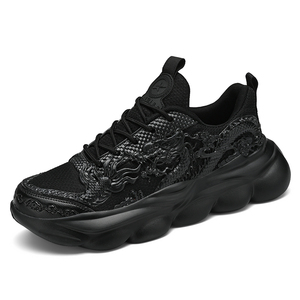 2024 Brand Logo Customize Men Casual Sports Sneakers Chinese <strong>Lunar</strong> Dragon Design Reflective Mesh Running Walking <strong>Shoes</strong> for Women - Product Image 3