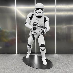 カスタム等身大ベイダースターウォーズグラスファイバー彫刻ベアブリック像大きな金属製ホームデコレーションアニメキャラクター - Product Image 4