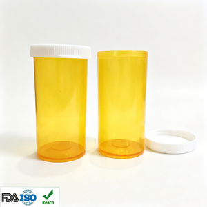 Frascos de Ámbar de Alta Calidad <span class=keywords><strong>para</strong></span> Medicamentos RX, Frascos de Plástico <span class=keywords><strong>para</strong></span> Farmacia, Fáciles de Abrir, con Tapa a Presión - Product Image 3
