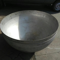 Dia200MM 250MM 300MM acier au carbone forme personnalisée boules métalliques estampage hémisphères en acier
