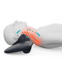 Dispositif de traction du cou rechargeable Pompe à air Soulagement de la douleur cervicale Chauffage gonflable Civière cervicale