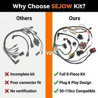 Kit Kabel Kelistrikan Lengkap SEJOW ATV Dirt Bike 50 70 90 110cc, CDI, Koil Pengapian, Stator, Rectifier, Plug and Play
